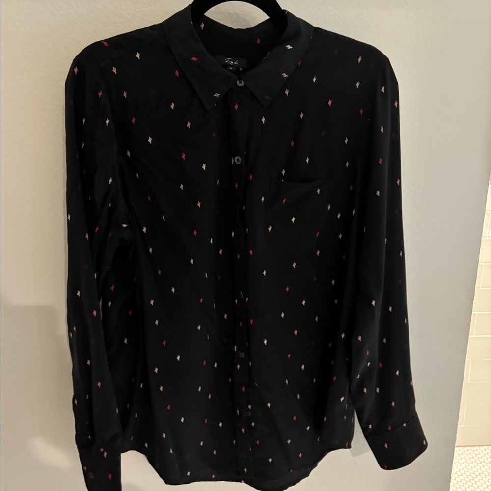 Rails Silk Button Down - image 3